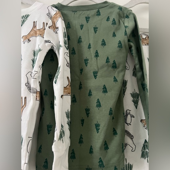 Simple Joys by Carter's 3-Piece Snug-fit 100% Cotton Holiday Pajama Set 5T NWT - Picture 3 of 10